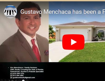 Gus Menchaca. Gustavo Menchaca. CMG Realty Covering the State of Florida. Foreclosure, Auction, Probate Specialist. Realtor, Broker. Licensed broker. Broker in Real Estate