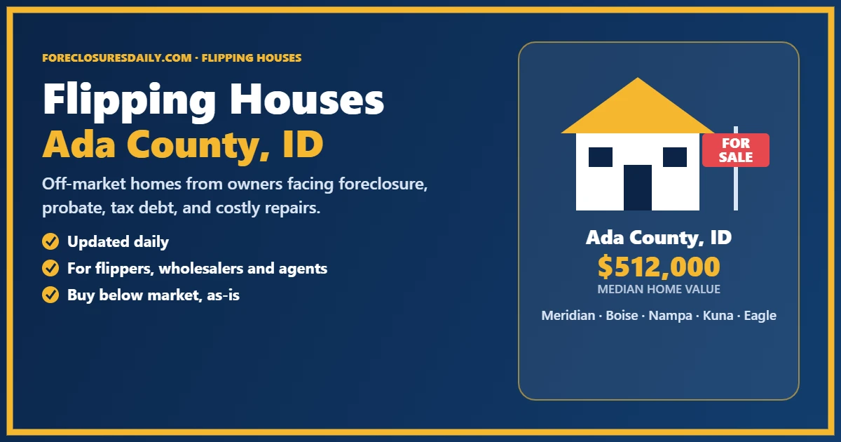 Flipping houses in Ada County, Idaho