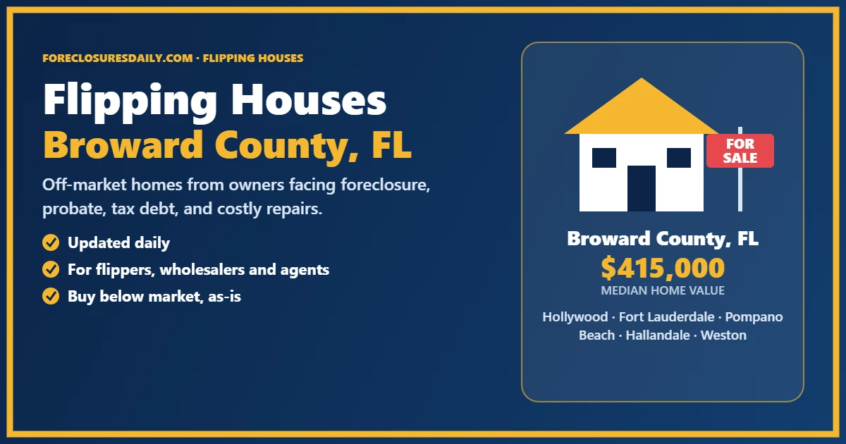 Flipping houses in Broward County, Florida