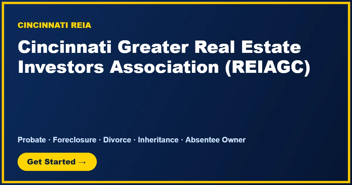 Cincinnati Greater Real Estate Investors Association (REIAGC)