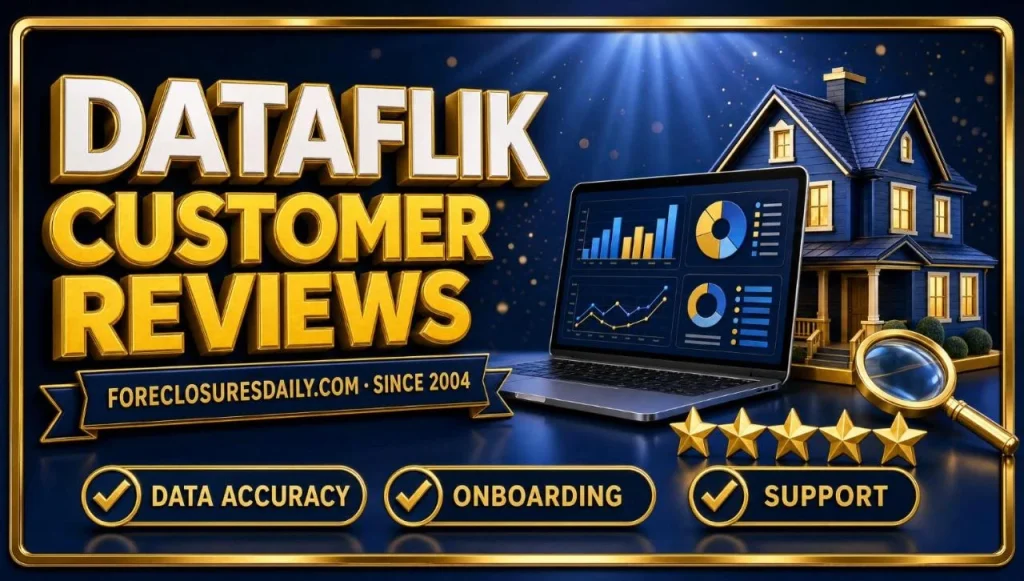 DataFlik customer reviews: ForeclosuresDaily.com off-market leads