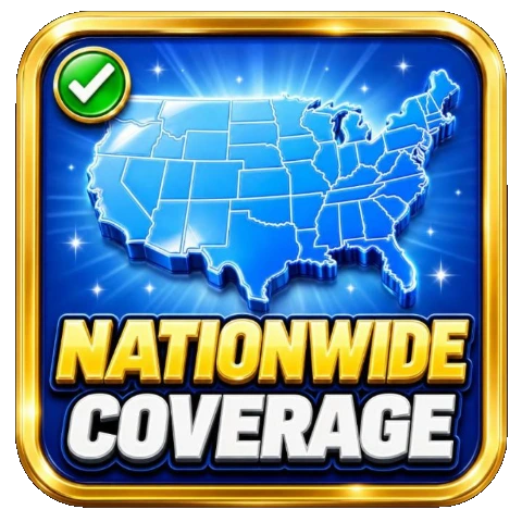 Nationwide coverage