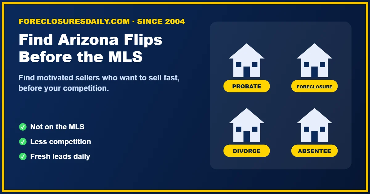Investor planning a house flip in Arizona