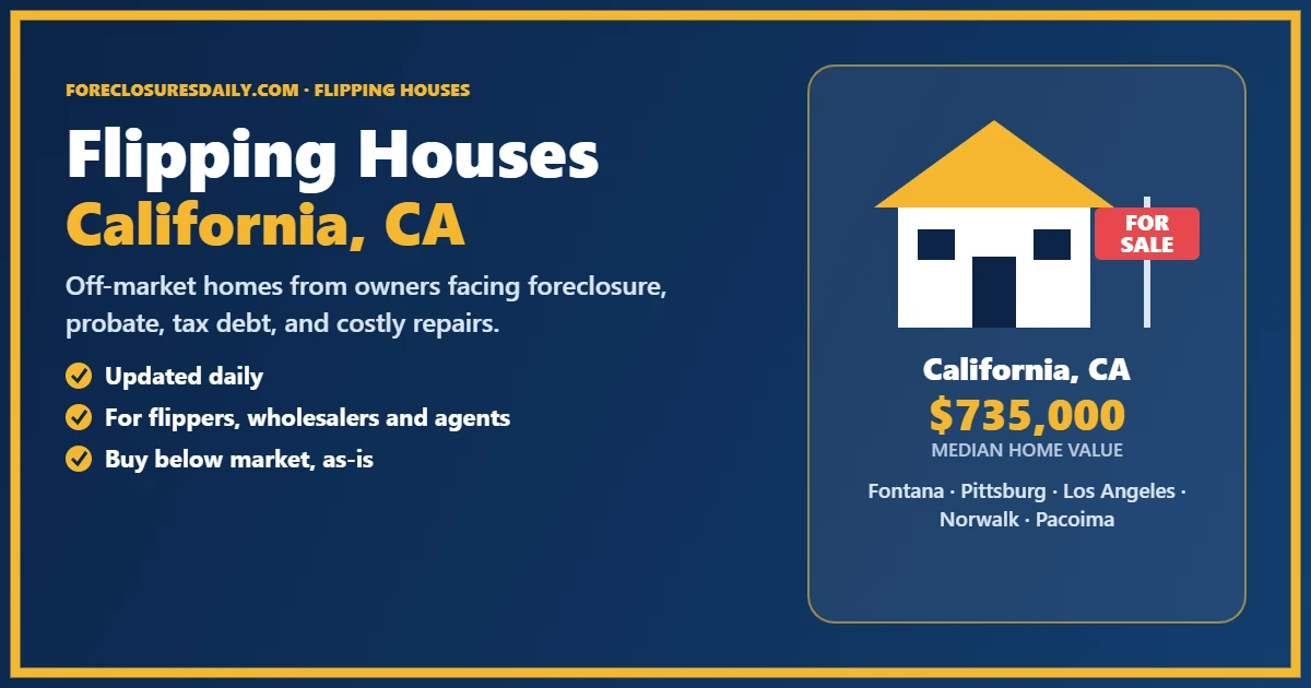 Flipping houses in California