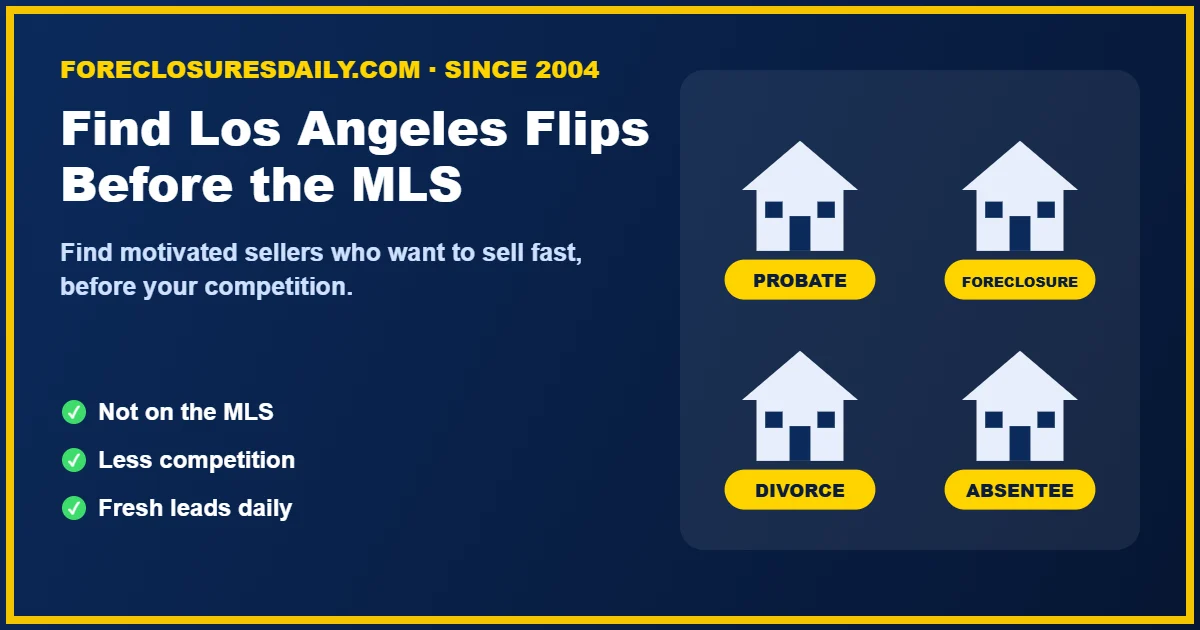 Investor planning a house flip in Los Angeles