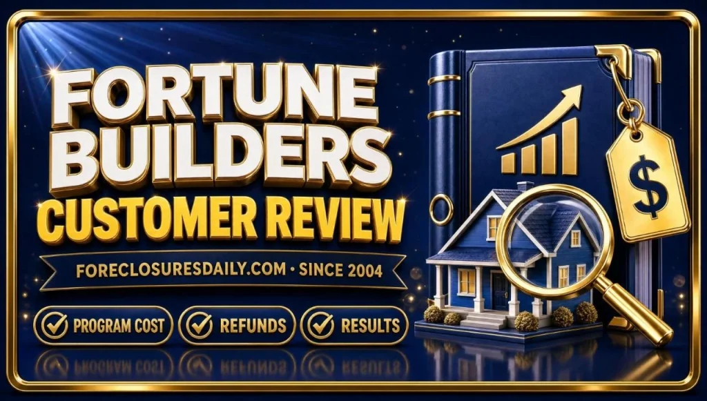 Fortune Builders customer review: ForeclosuresDaily.com