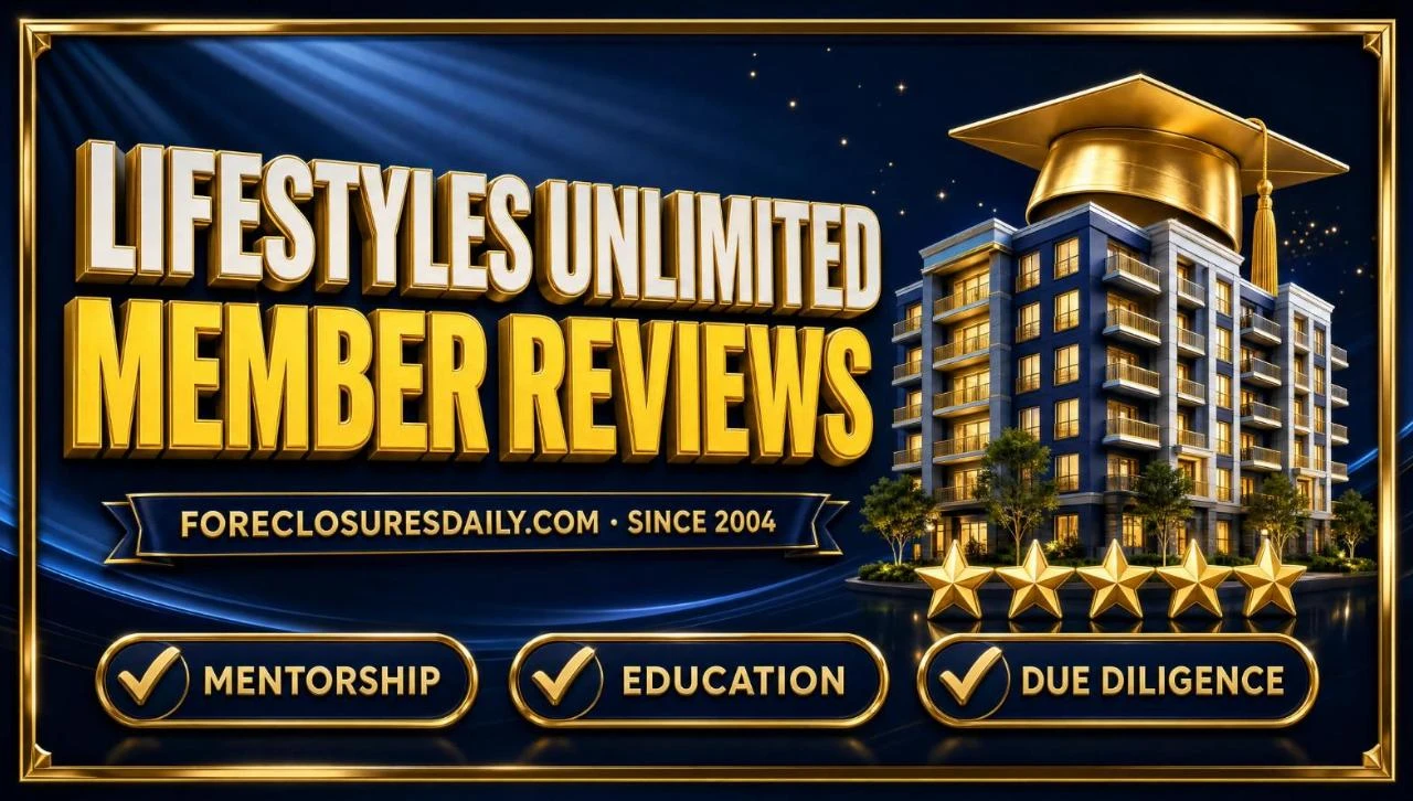 Lifestyles Unlimited member reviews: ForeclosuresDaily.com