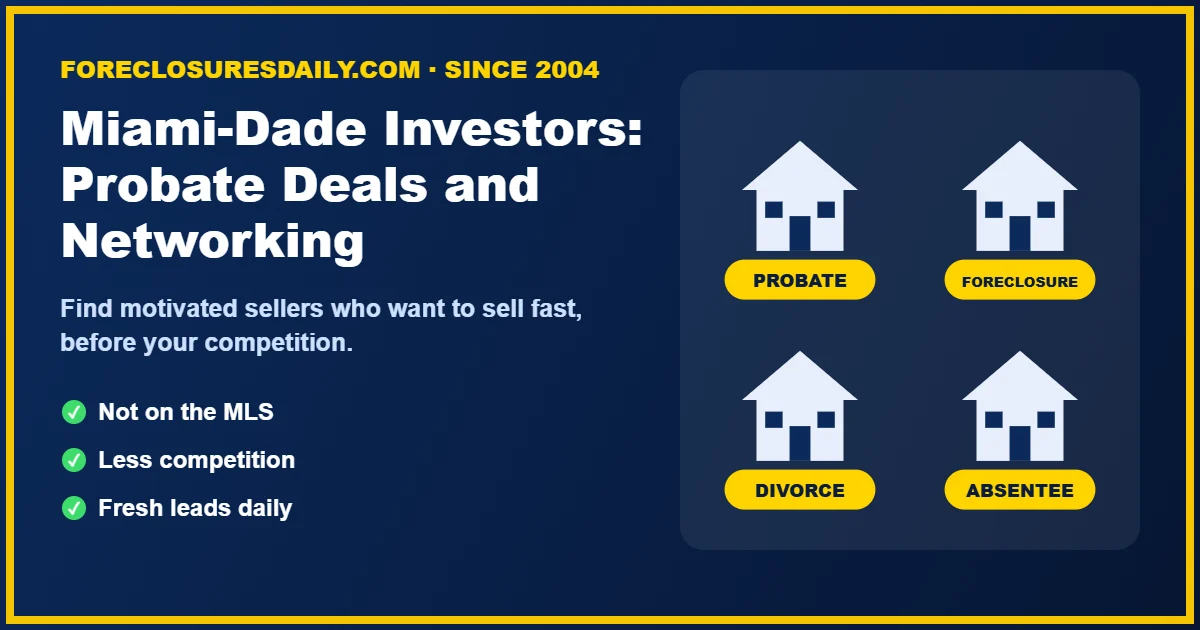 Miami-Dade real estate investors networking