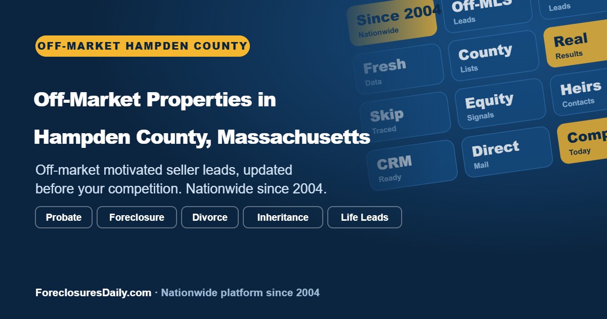 Hampden County off-market property search