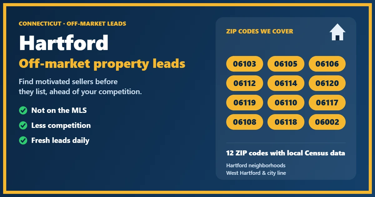 Off-Market Properties Hartford Connecticut riverfront homes (AI-generated view)