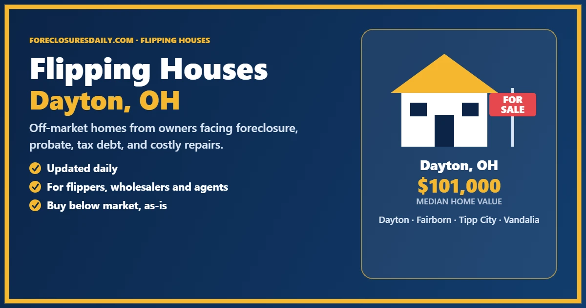 Flipping houses in Dayton, Ohio