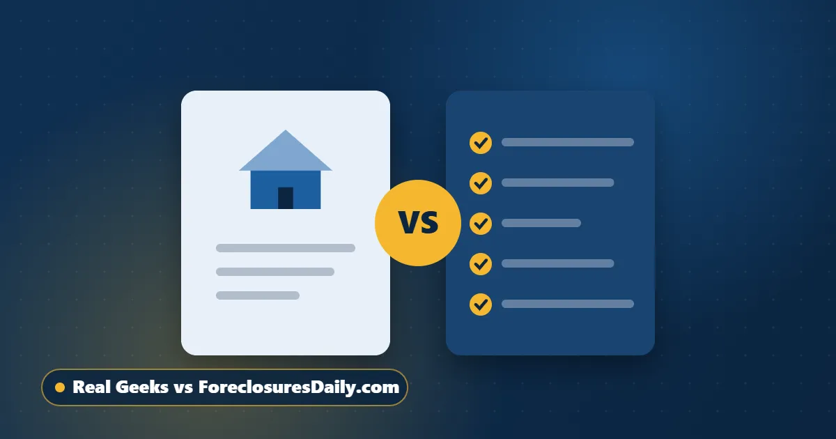 Realgeeks vs ForeclosuresDaily.com