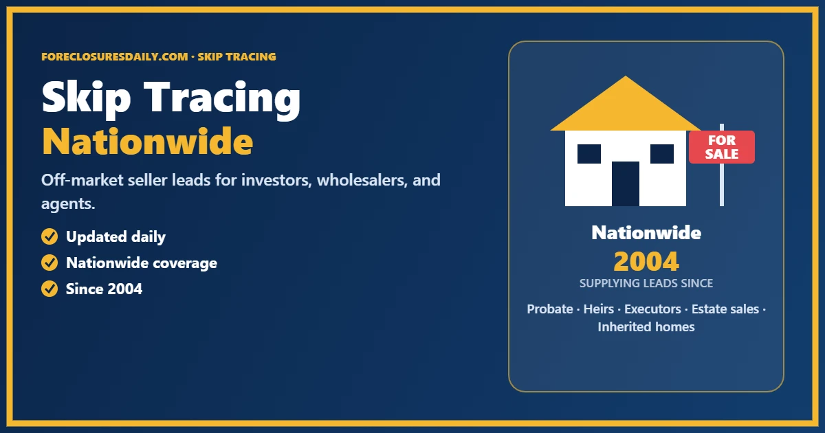 How to Skip Trace a Property Owner: Methods for Real Estate Investors