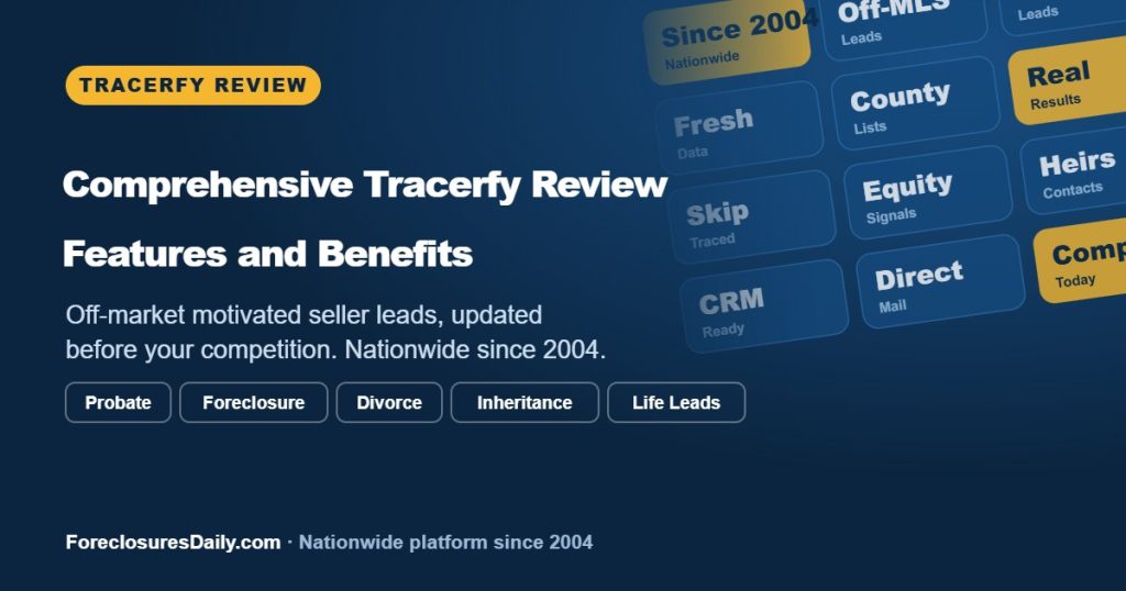 Comprehensive Tracerfy Review: Features and Benefits | ForeclosuresDaily.com