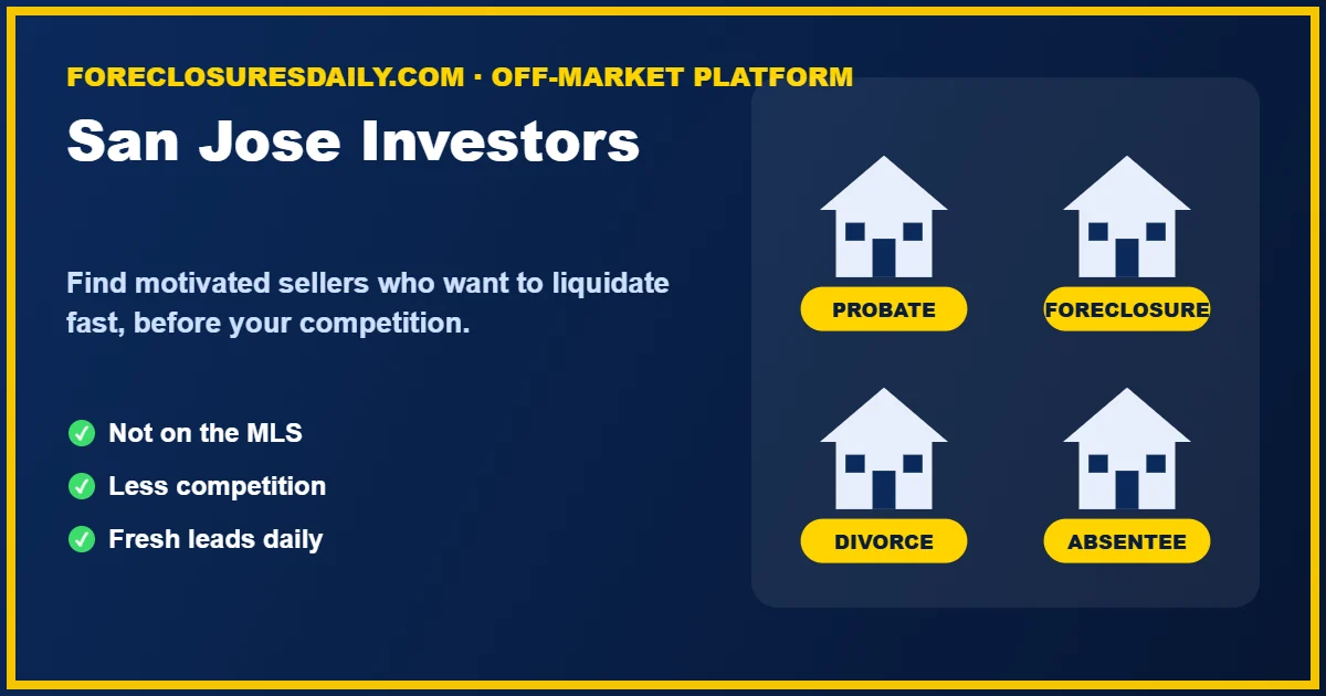 San Jose wholesale real estate investors finding off-market deals