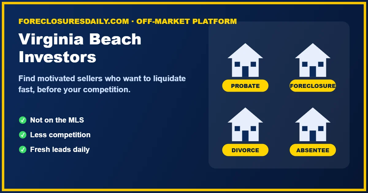 Virginia Beach wholesale real estate investors finding off-market deals