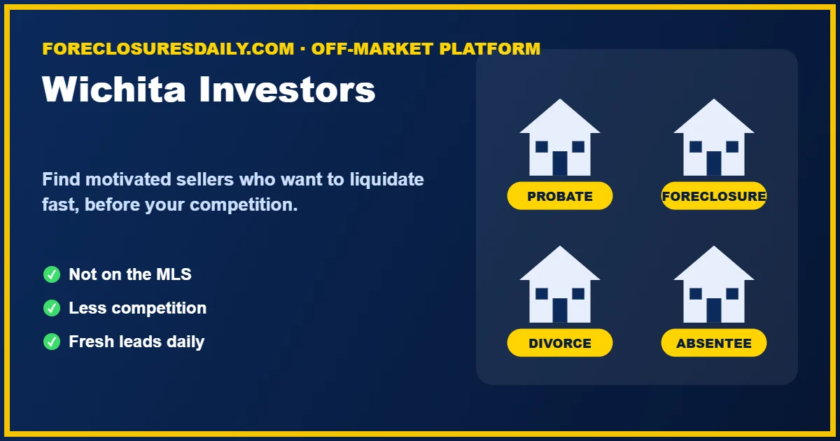 Wichita wholesale real estate investors finding off-market deals