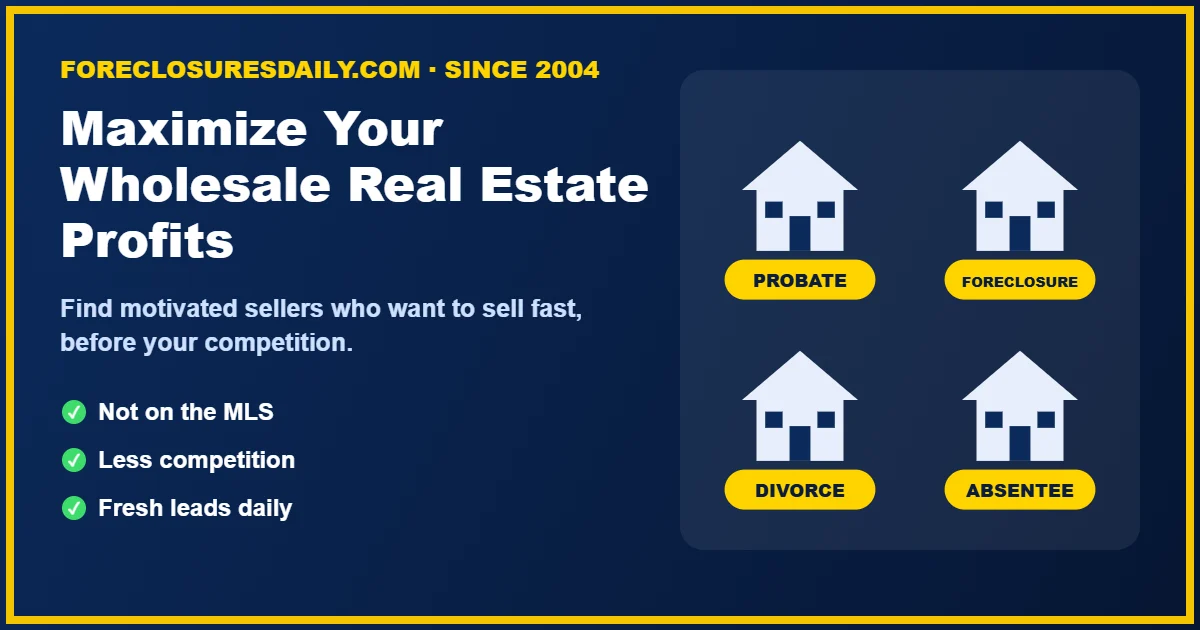 Real estate wholesaler reviewing a deal
