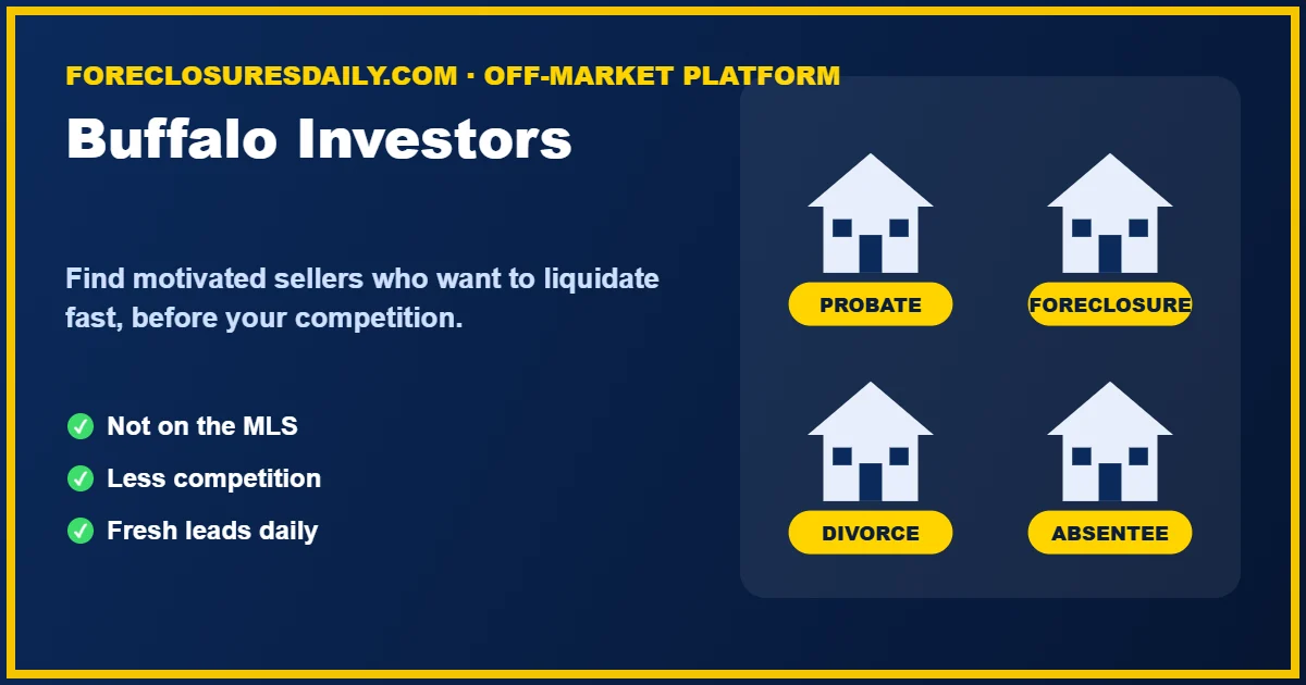 Buffalo wholesale real estate investors finding off-market deals