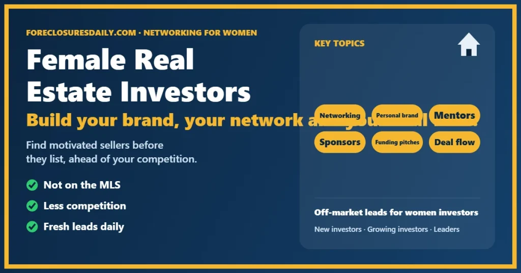 Women's Real Estate Investors Network and networking guide for female investors