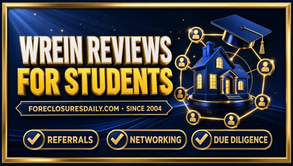 Women's Real Estate Network (WREIN) reviews for students: ForeclosuresDaily.com